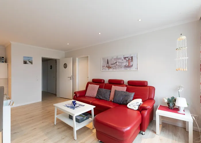 公寓 Haus Rotesand, Whg 115 库克斯港